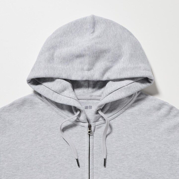 moška jopa z zadrgo uniqlo sweat modra