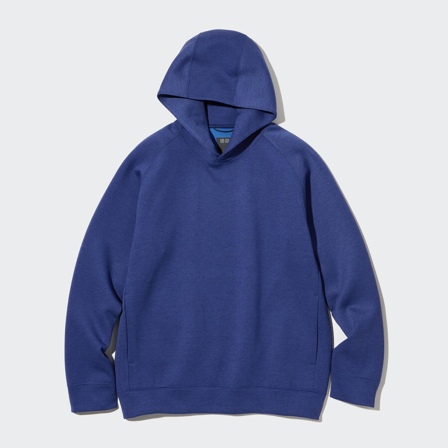 modra moška raztegljiva jopa uniqlo dry