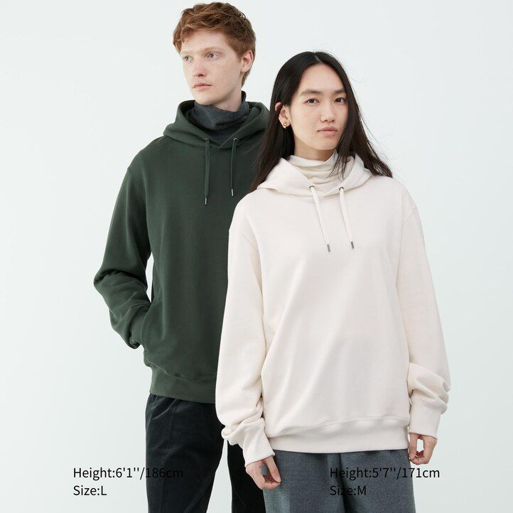 uniqlo pulover s kapuco siv