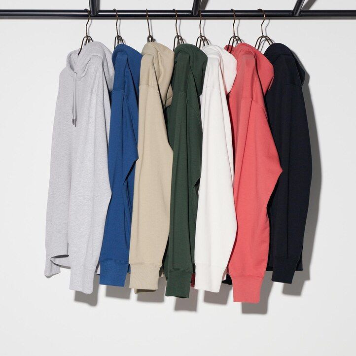 uniqlo pulover s kapuco siv
