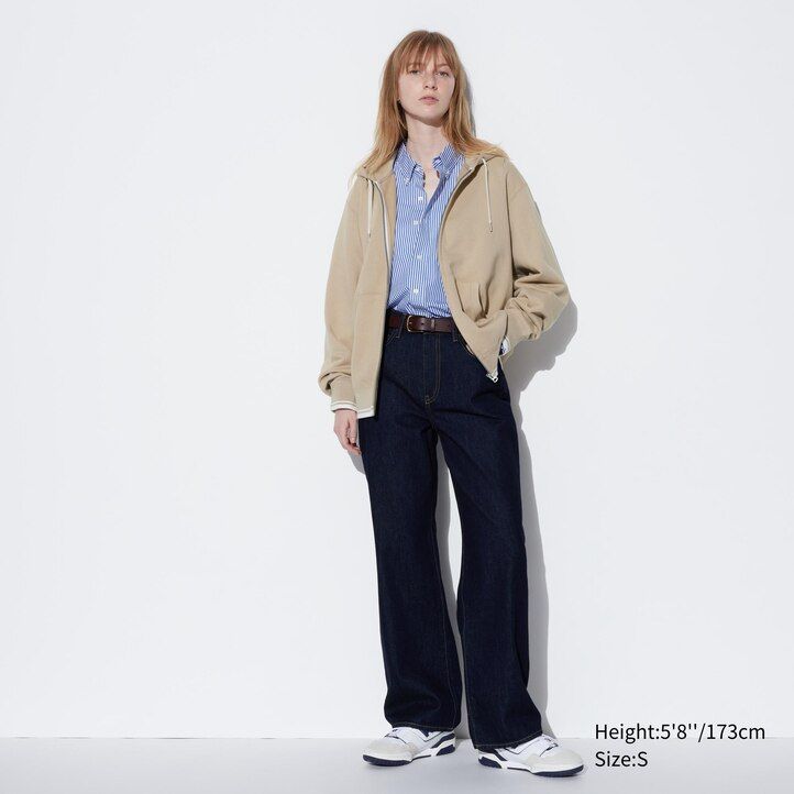 moška jopa z zadrgo uniqlo colour block bela