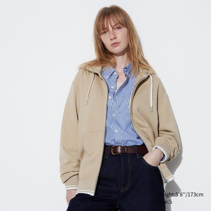 moška jopa z zadrgo uniqlo colour block bela