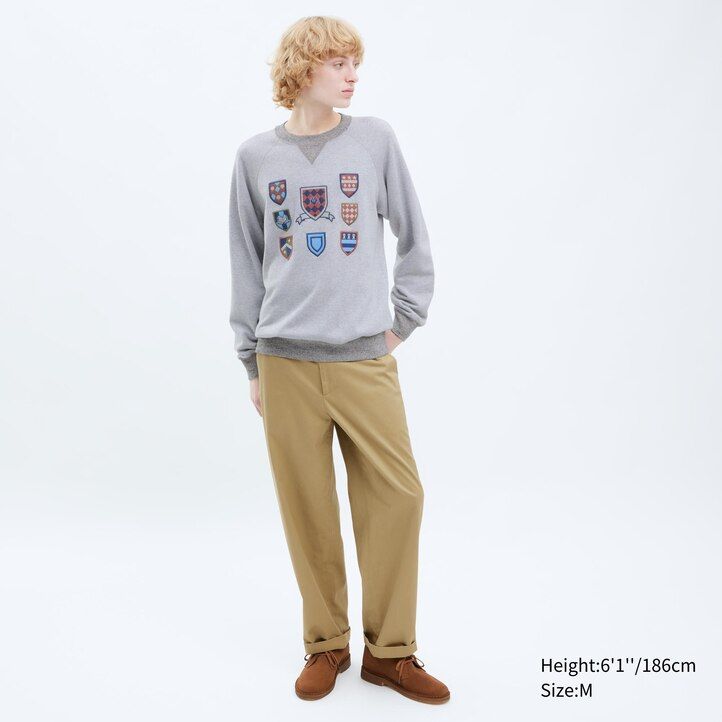 moška pulover s kapuco uniqlo college siva