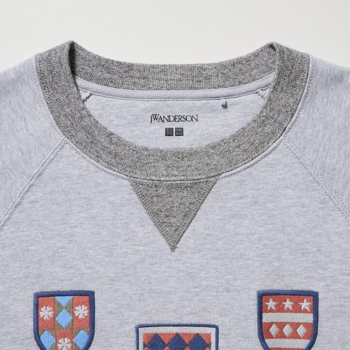 moška pulover s kapuco uniqlo college siva