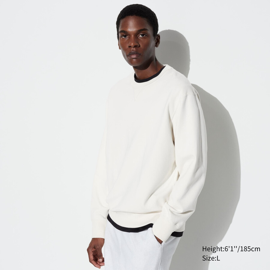 moška bela pulover s kapuco uniqlo