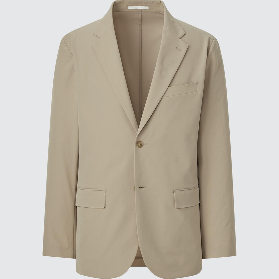 bež moške ultra lahke jakne uniqlo airsense
