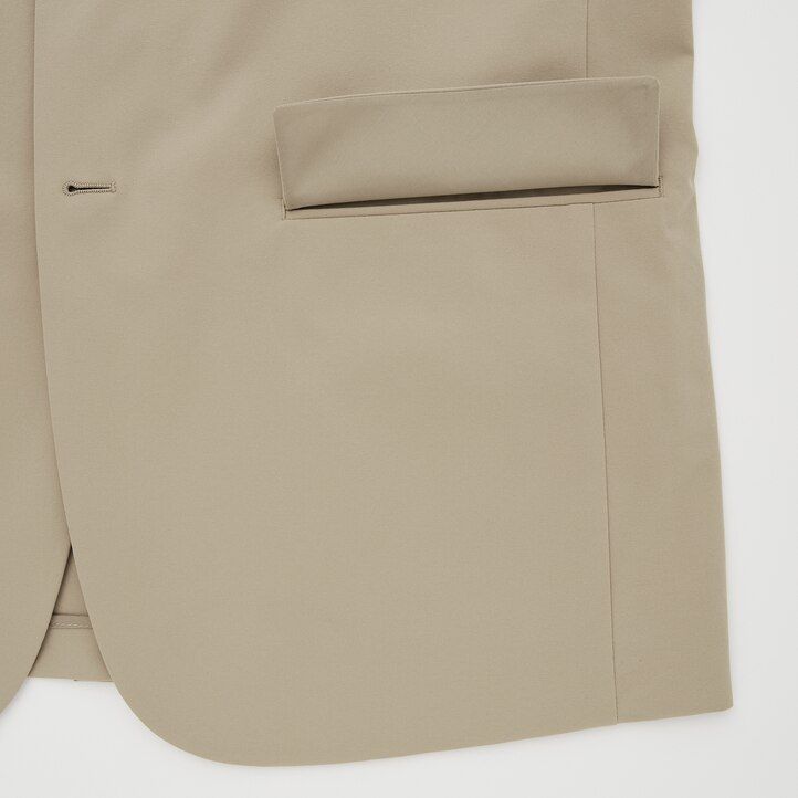 bež moške ultra lahke jakne uniqlo airsense