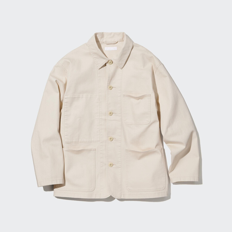 moške bele jeans jakne uniqlo
