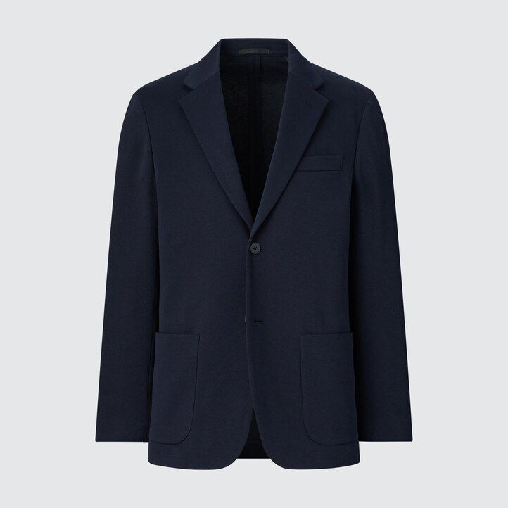 temno sive moške udobne jakne uniqlo