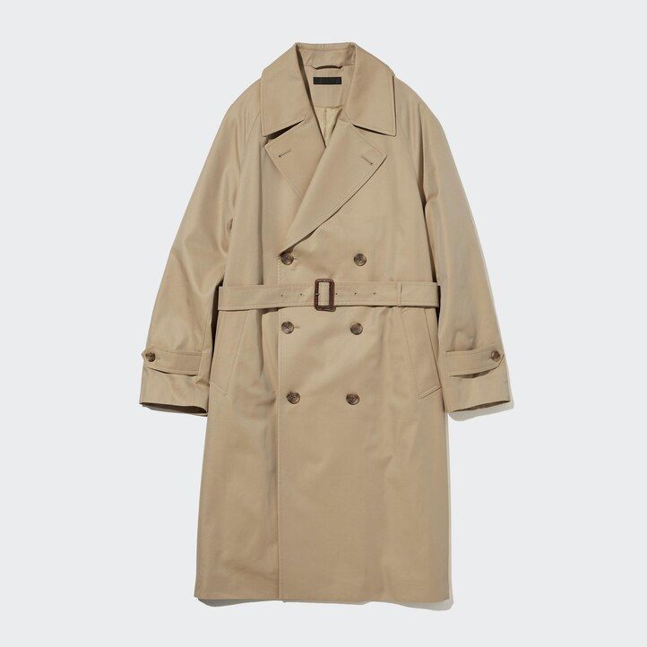moške modre jakne uniqlo trench