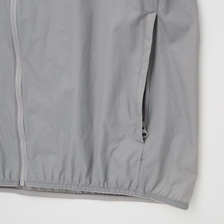 moške uniqlo uv zaščitne jakne z žepi mornarsko modre