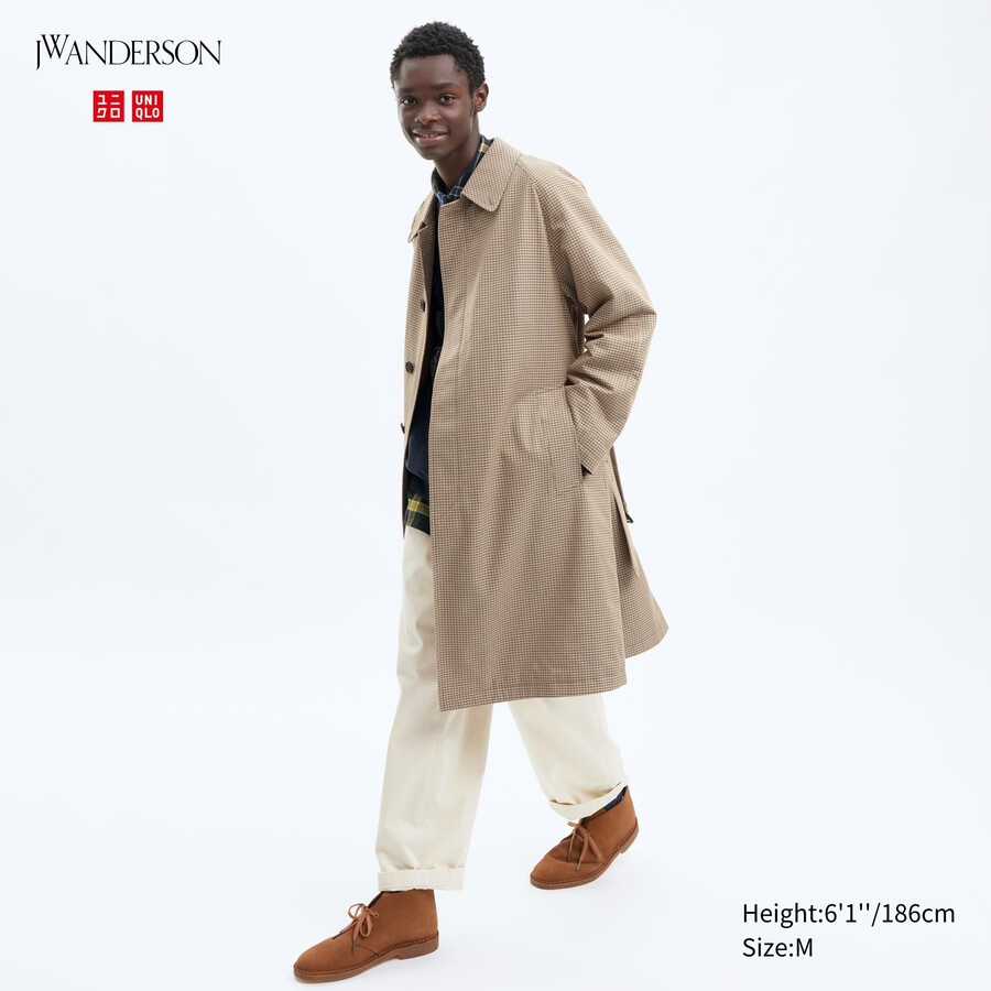 moške uniqlo trench jakne bež barve