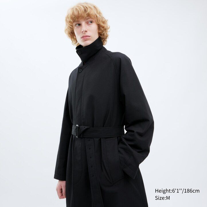 moške uniqlo trench jakne bež barve