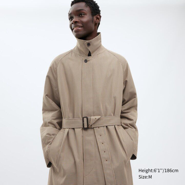 moške uniqlo trench jakne bež barve