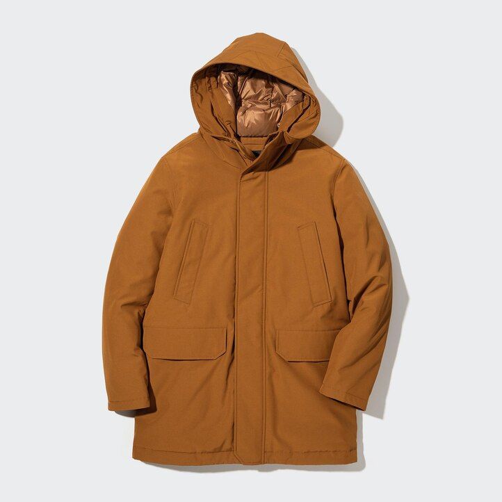 moške ultra tople hibridne puhove jakne uniqlo črne