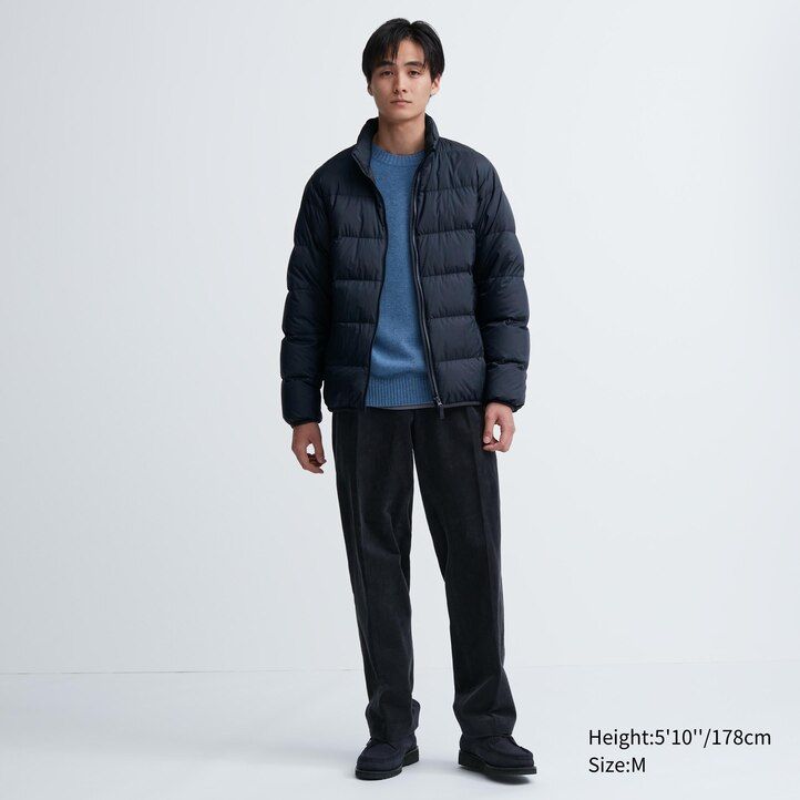 zelene moške jakne uniqlo ultra light down 3d cut