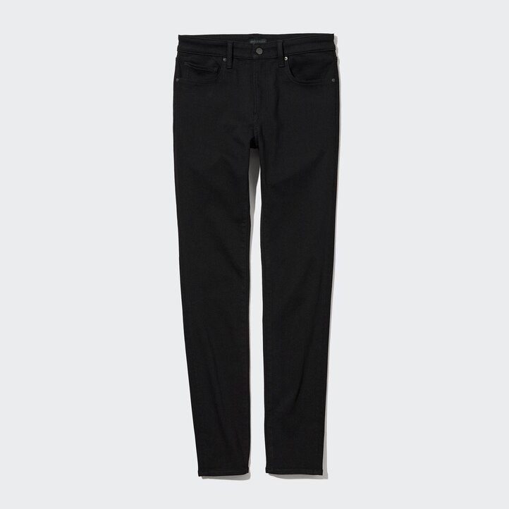 modre moške kavbojke uniqlo ultra stretch skinny fit