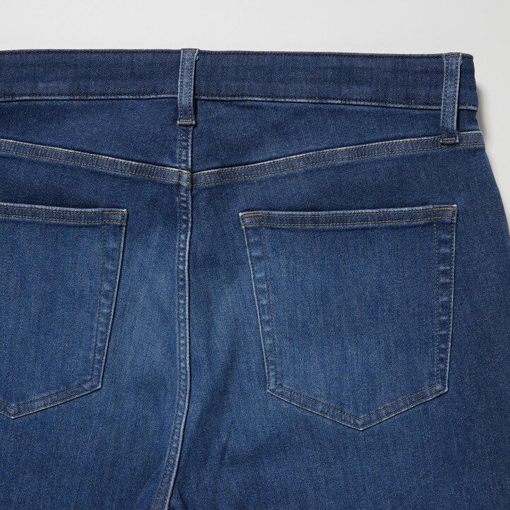 moške kavbojke uniqlo ezy ultra stretch soft črne barve
