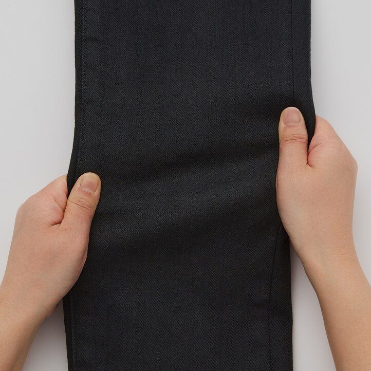 moške kavbojke uniqlo selvedge stretch slim fit season 2021 mornarsko modre