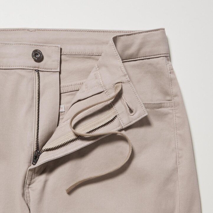 moške kavbojke uniqlo ultra stretch skinny fit olivne barve
