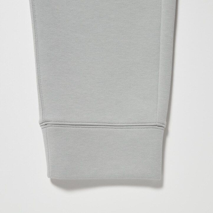 svetlo sive moške hlače za prosti čas uniqlo dry stretch