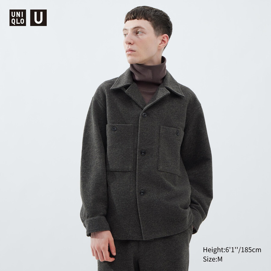 moška flis majica uniqlo siva