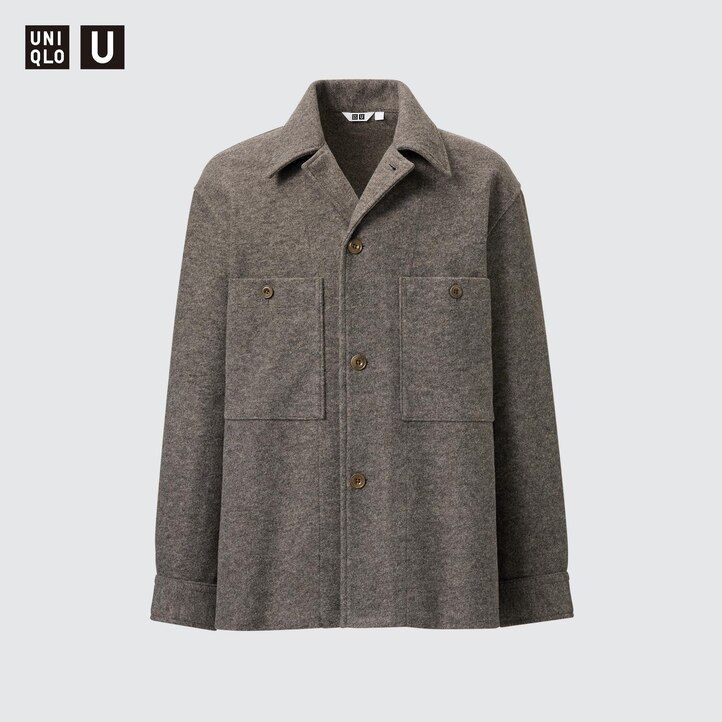 moška flis majica uniqlo siva