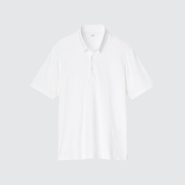 moška polo majica uniqlo airism pique 2021 season navy