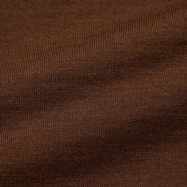 Črna moška polo majica z rokavi uniqlo 100pc extra fine merino pletenina