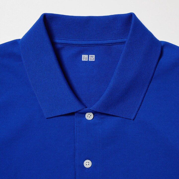 moška polo majica uniqlo dry pique bela