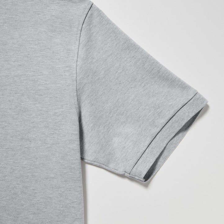 moška polo majica uniqlo dry pique bela