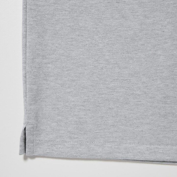 moška polo majica uniqlo dry pique bela
