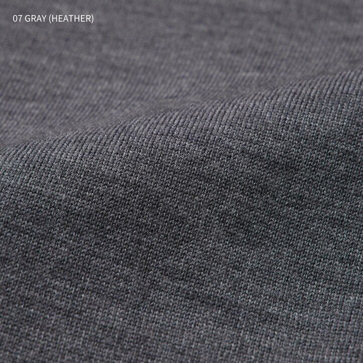 moška polo majica z rokavi uniqlo 100pc extra fine merino pletena v olivno rjavi barvi