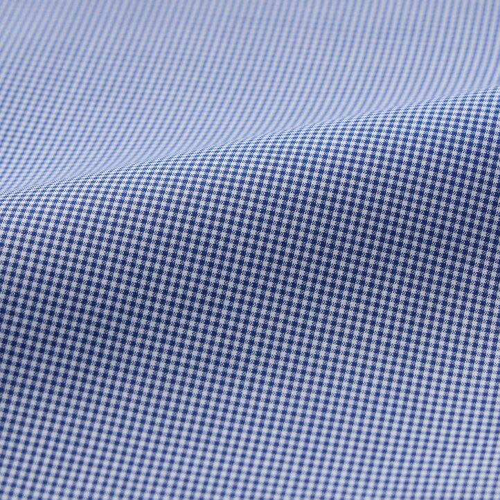modre moške srajce uniqlo easyre stretch slim fit s pol-izrezanim ovratnikom