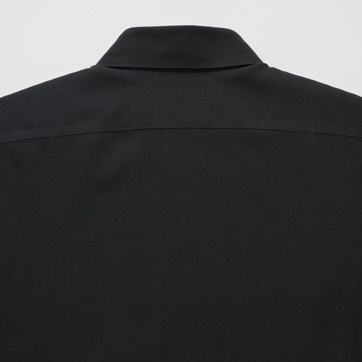 moška majica uniqlo super non iron slim fit z običajnim ovratnikom bela