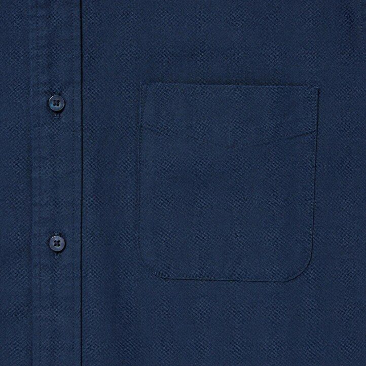 moške srajce uniqlo regular fit oxford z običajnim ovratnikom bele barve