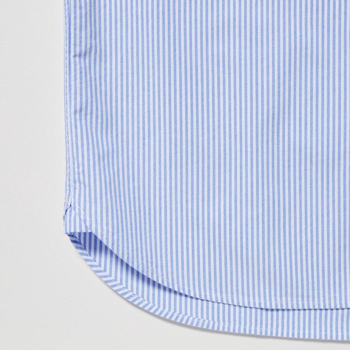 moške črtaste oxfordske srajce uniqlo regular fit