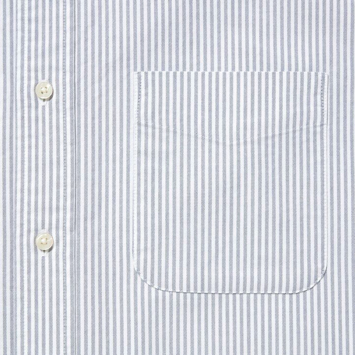 moške srajce uniqlo regular fit z oxfordskim ovratnikom v sivi barvi