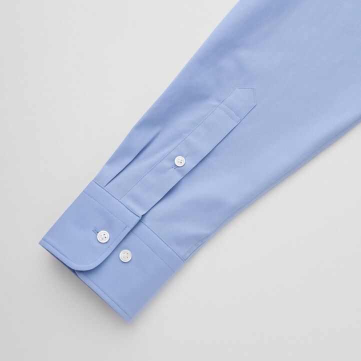 moška majica uniqlo easyre broadcloth stretch slim fit z običajnim ovratnikom bela