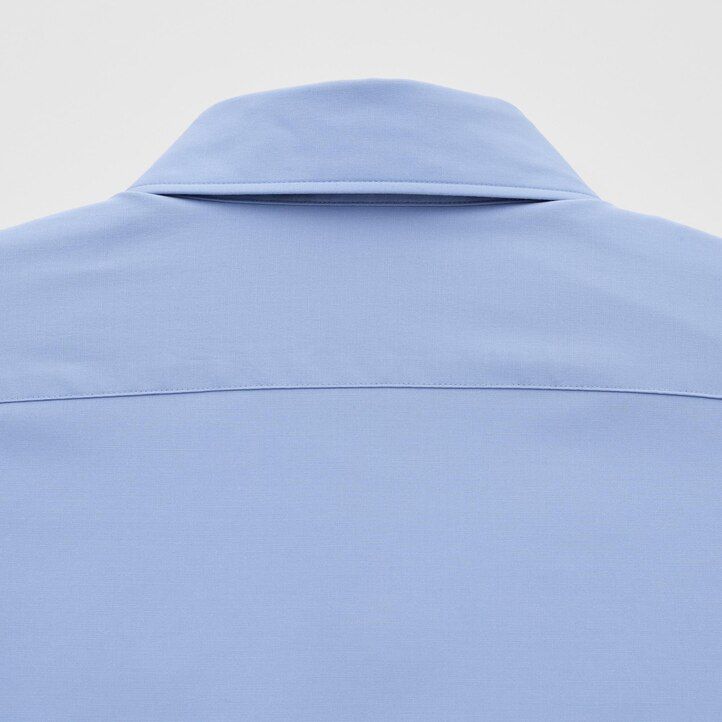 moška majica uniqlo easyre broadcloth stretch slim fit z običajnim ovratnikom bela