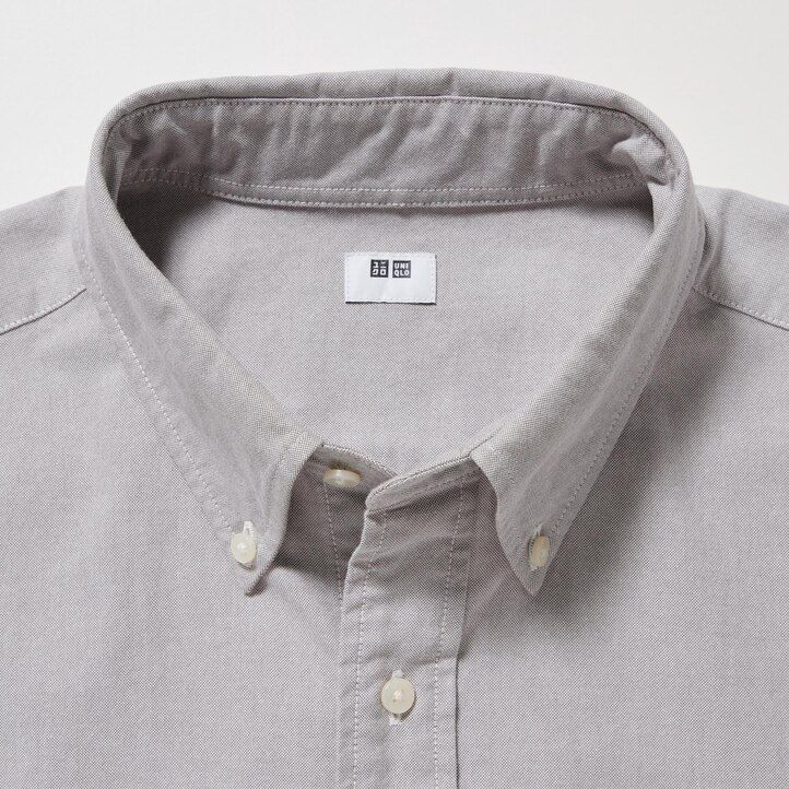 moške bele oxfordske srajce uniqlo regular fit