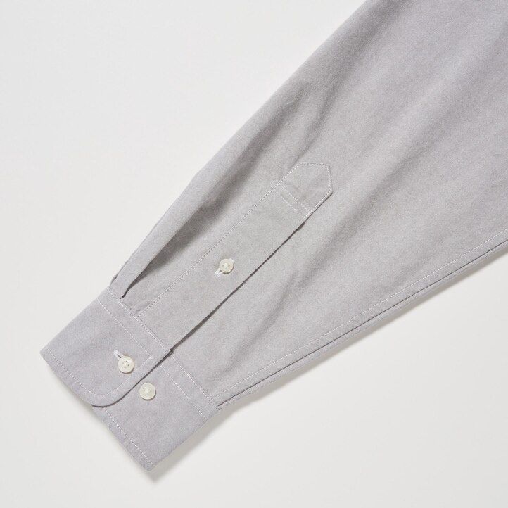 moške bele oxfordske srajce uniqlo regular fit