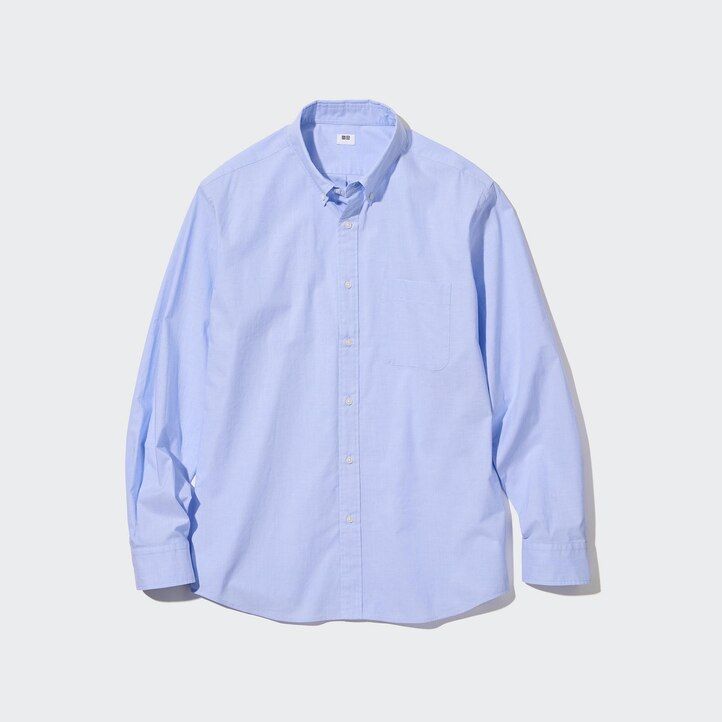 moške srajce uniqlo extra fine cotton broadcloth z belimi rokavi