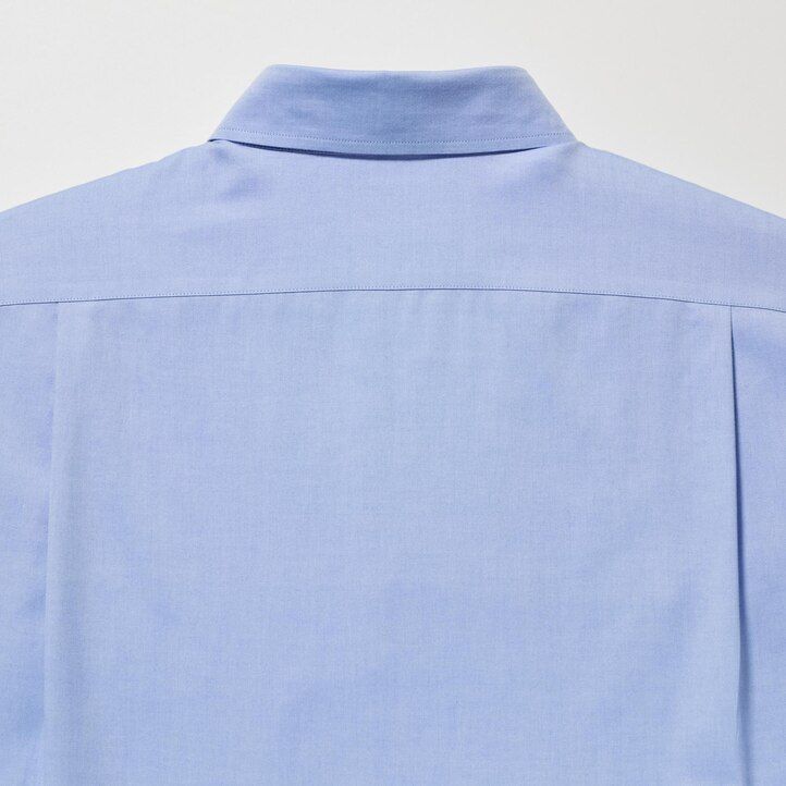 moška bela majica uniqlo super non iron regular fit s kratkimi rokavi z običajnim ovratnikom