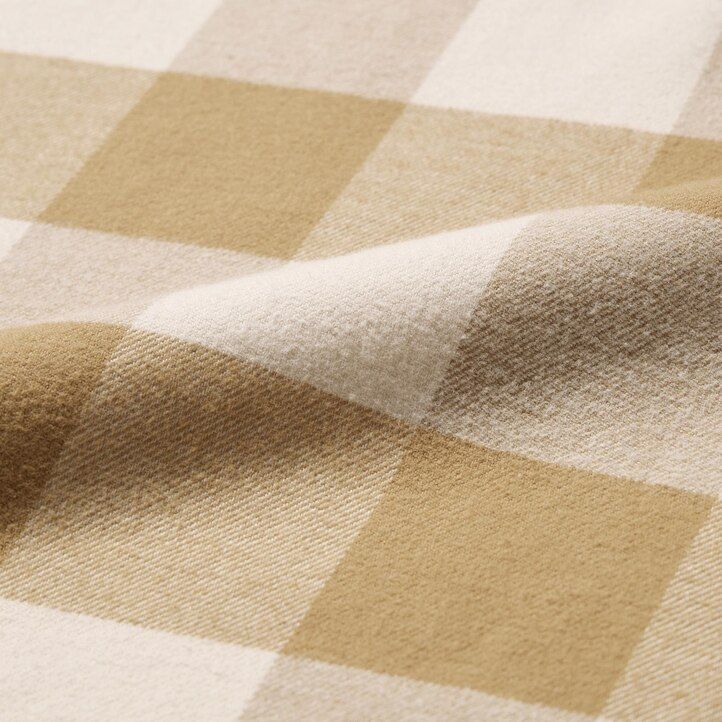 moške flanelaste kariraste srajce uniqlo bež barve