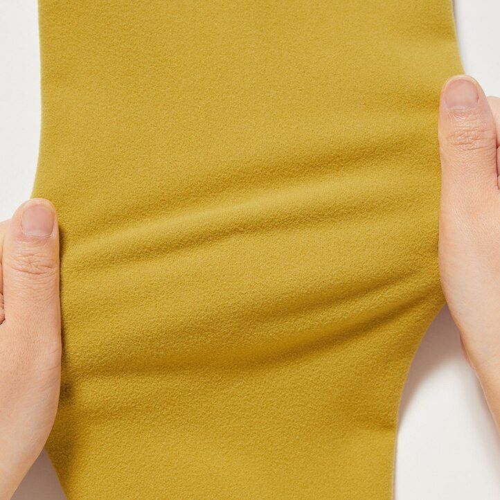 moške majice uniqlo fleece stretch z rokavi in polovično zadrgo črne
