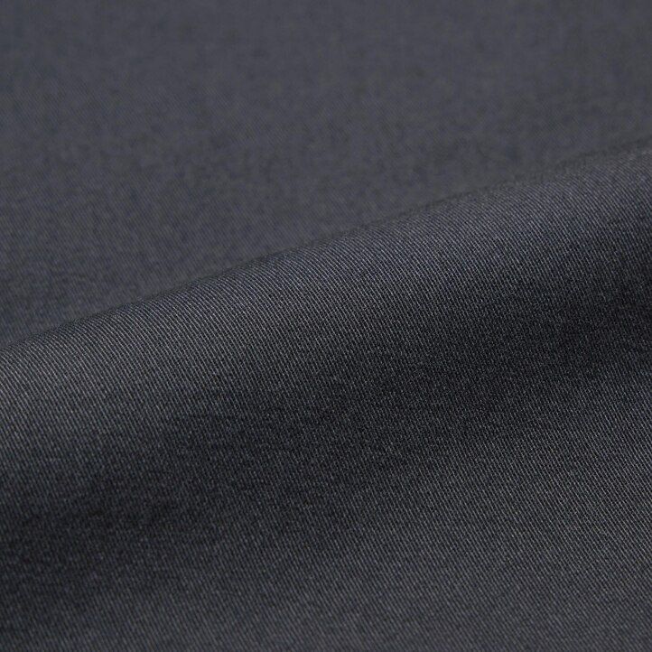 moške hlače uniqlo cotton relaxed fit do gležnjev temno sive