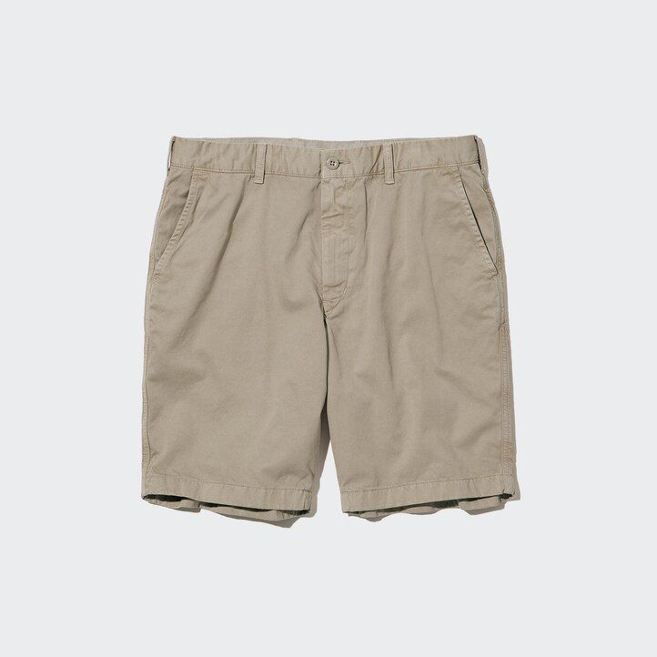 rumene moške chino hlače uniqlo