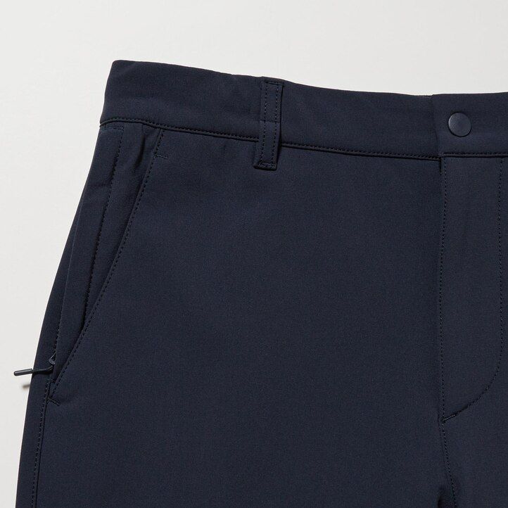 moške hlače uniqlo heattech easy črne