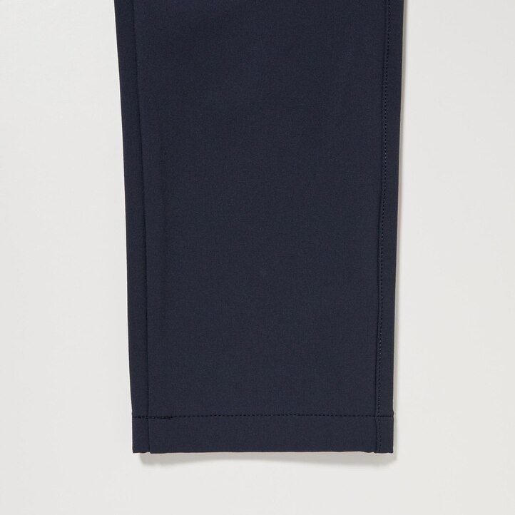 moške hlače uniqlo heattech easy črne